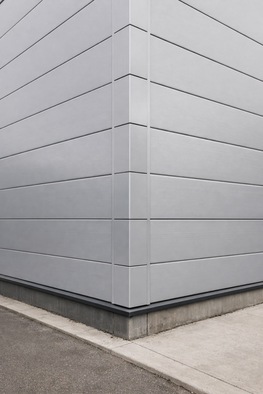 Фасады с горизонтальной раскладкой